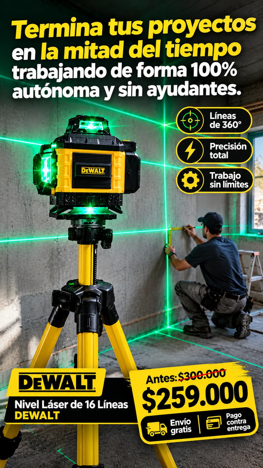 Nivel Laser 16 Lineas Dewalt